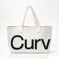 Curves Knit Tote White
