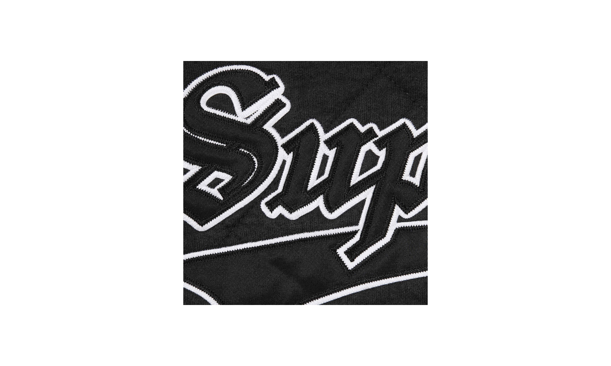Quilted Zip Up Hooded Sweatshirt "FW25 - Black" SU26465