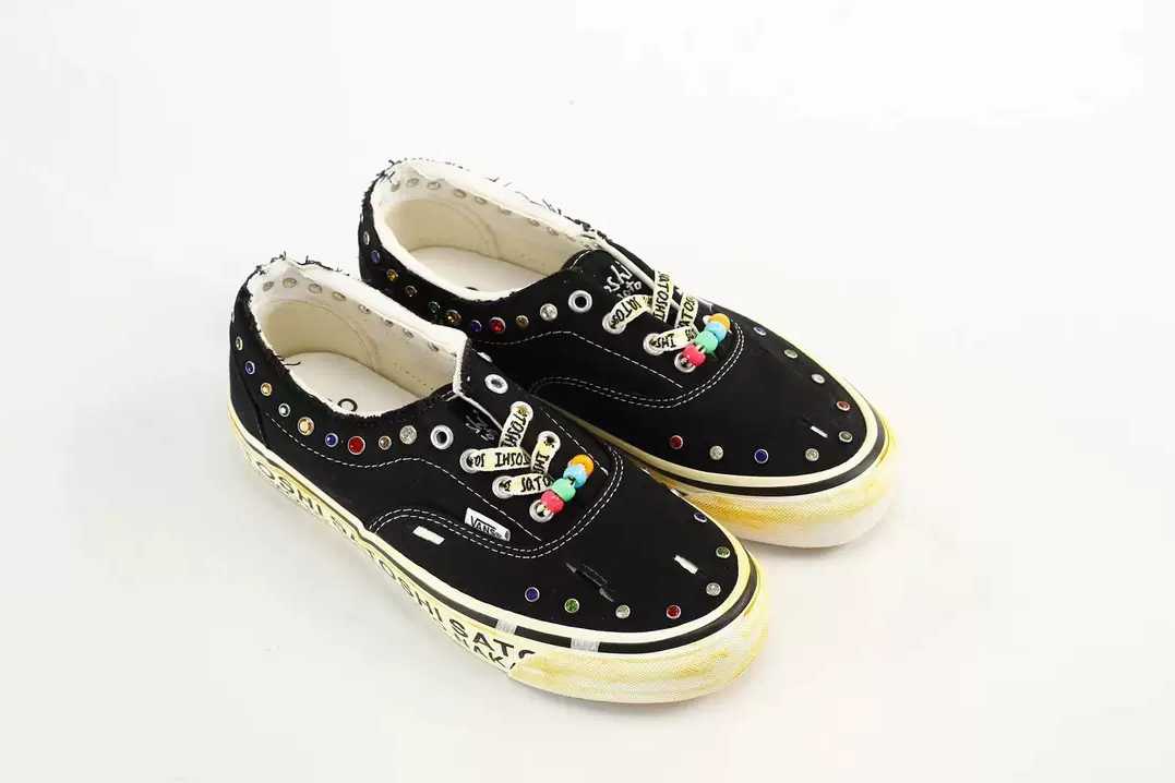 Satoshi Nakamoto Era 95 Lucky Charms Distressed Rhinestone Beaded Skate Sneakers Unisex
