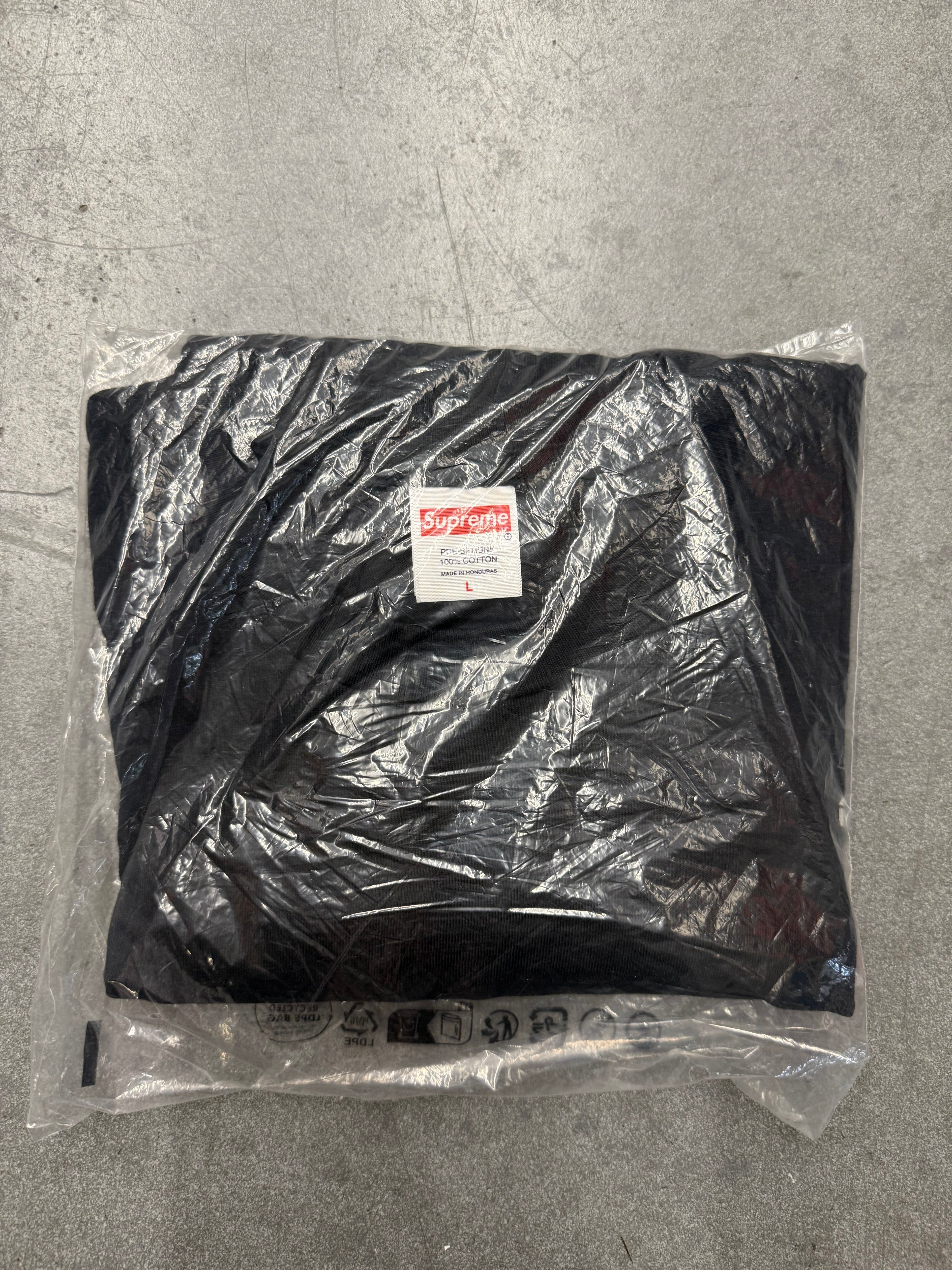 SS25 SUPREME SPONGEBOB CASTELLI RACING LONG SLEEVE TEE BLACK - LARGE