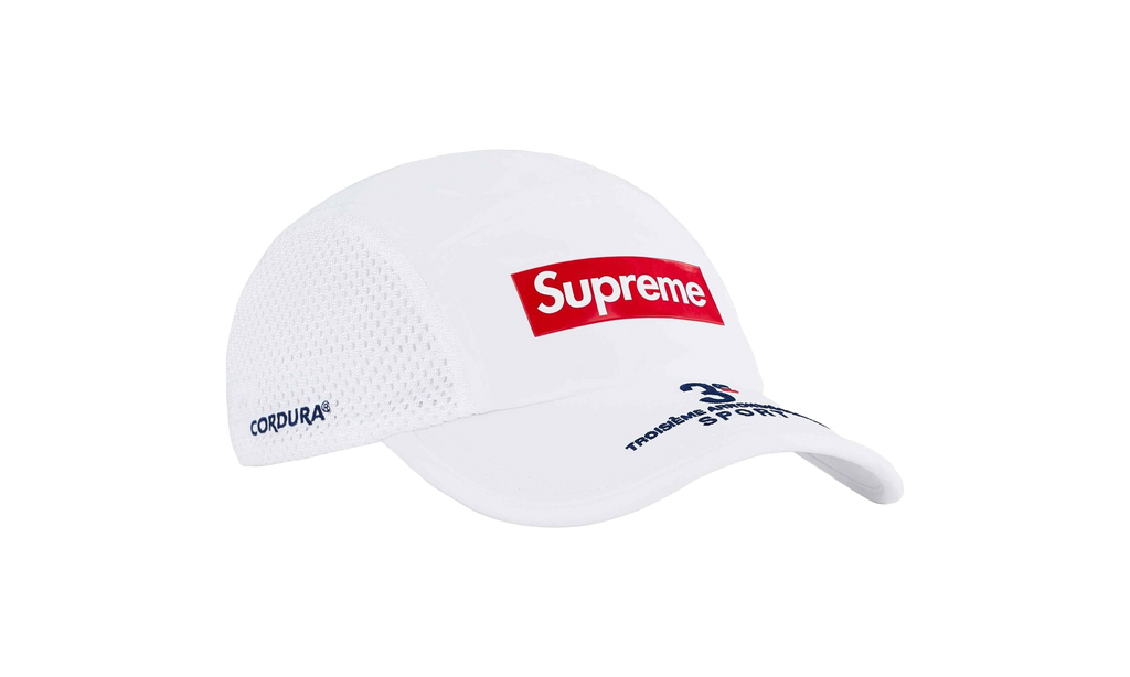 Mesh Side Panel Camp Cap "SS25 - White" SU25731