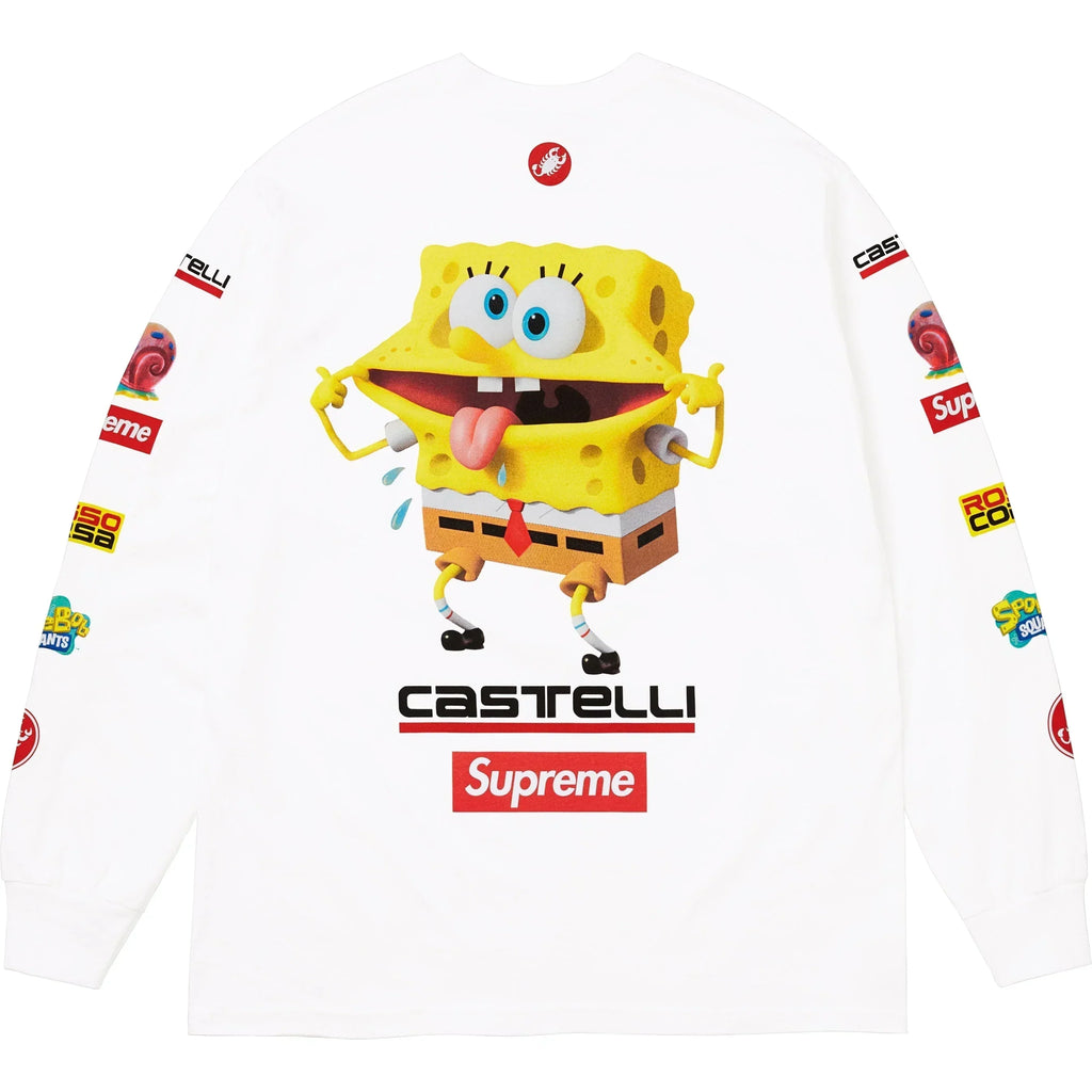 Supreme SpongeBob SquarePants Castelli Racing Tee
