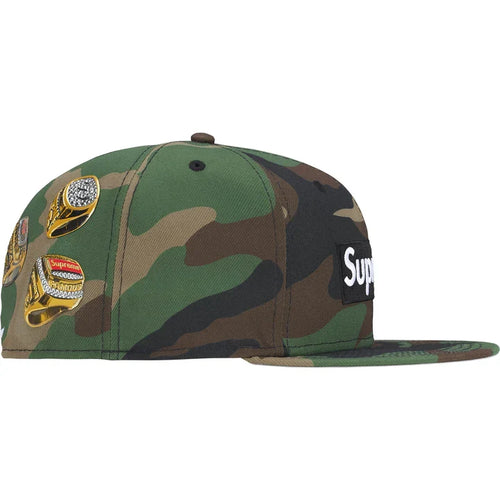 2026 Supreme Rings Box Logo New Era 'Woodland Camo'