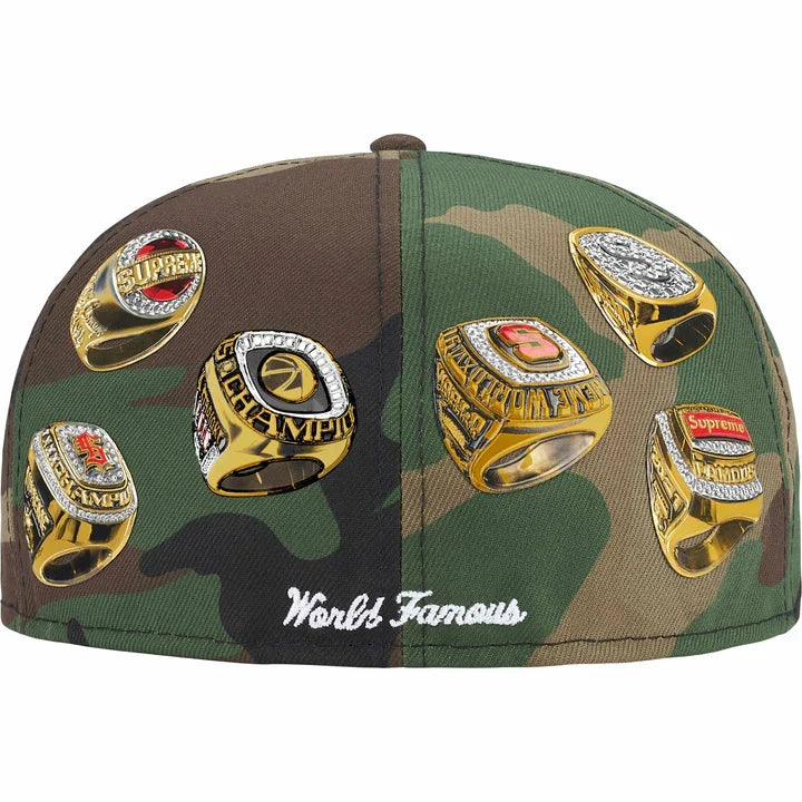 2026 Supreme Rings Box Logo New Era 'Woodland Camo'