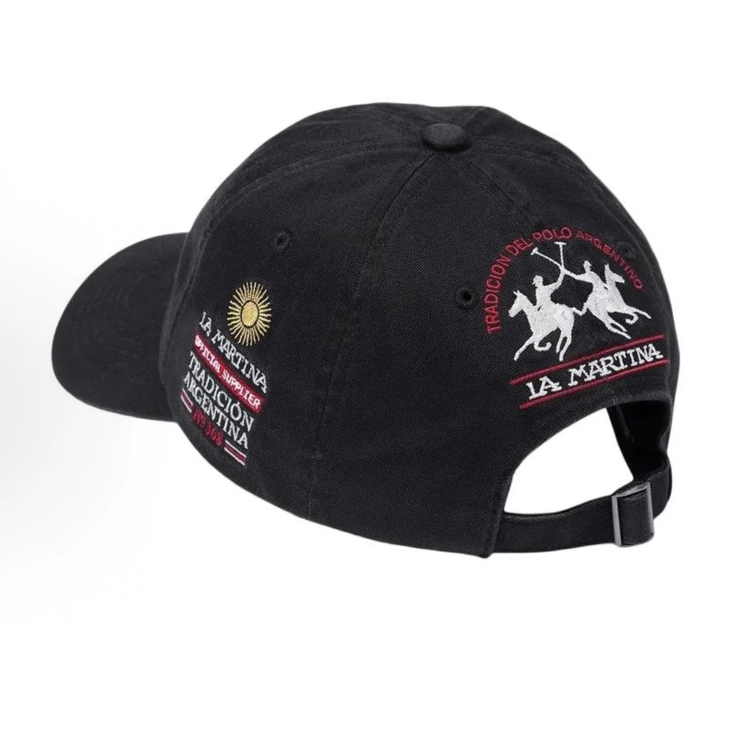 Vintage Washed Cotton 6 Panel Dad Hat, Black Curved Brim Embroidered Street Cap with Adjustable Strap