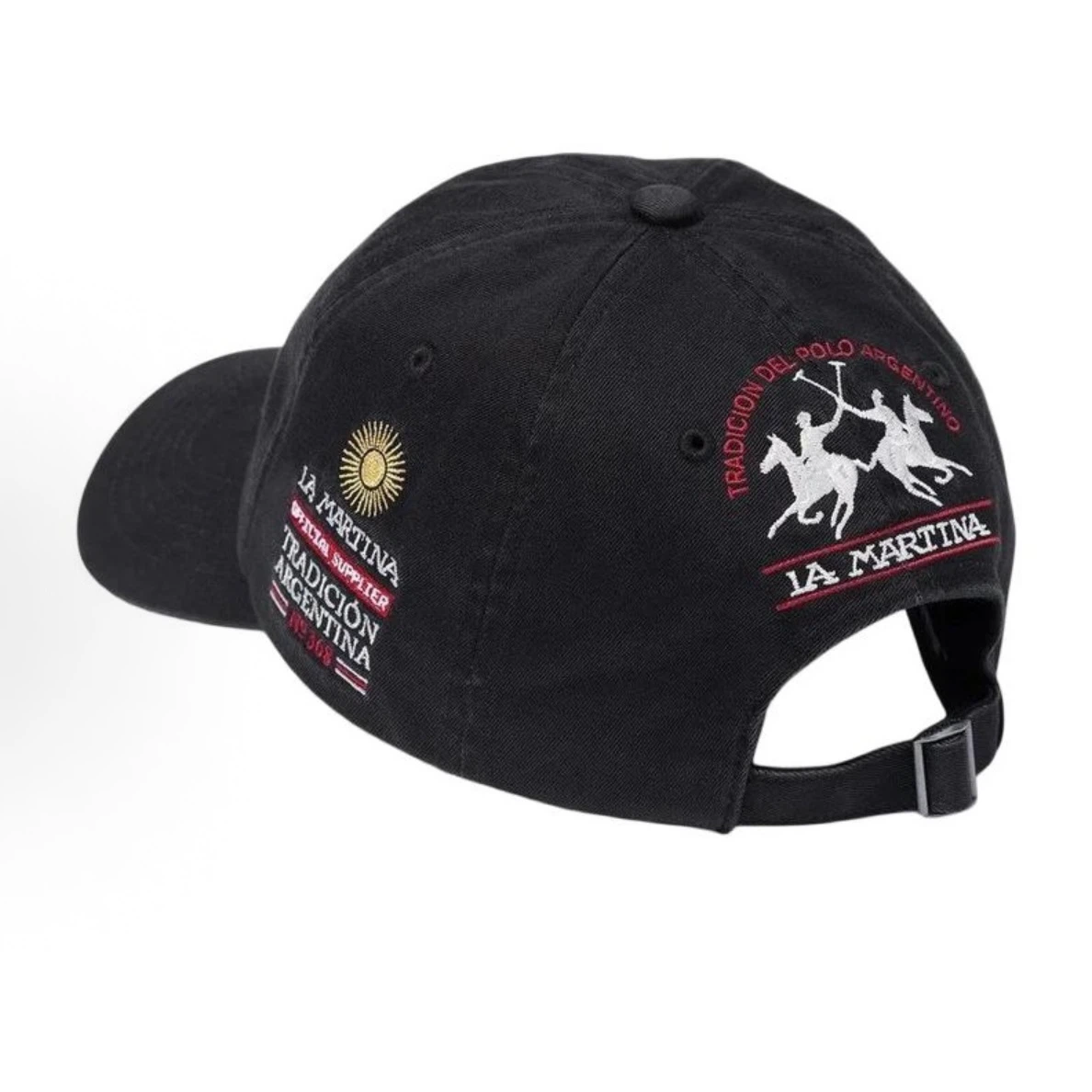 Vintage Washed Cotton 6 Panel Dad Hat, Black Curved Brim Embroidered Street Cap with Adjustable Strap