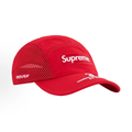 Cordura Mesh 5 Panel Sport Cap, Red 3e Troisième Arrondissement Adjustable Strap Hat