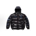 Fox‑Theme Shiny Hooded Winter Puffer Jacket
