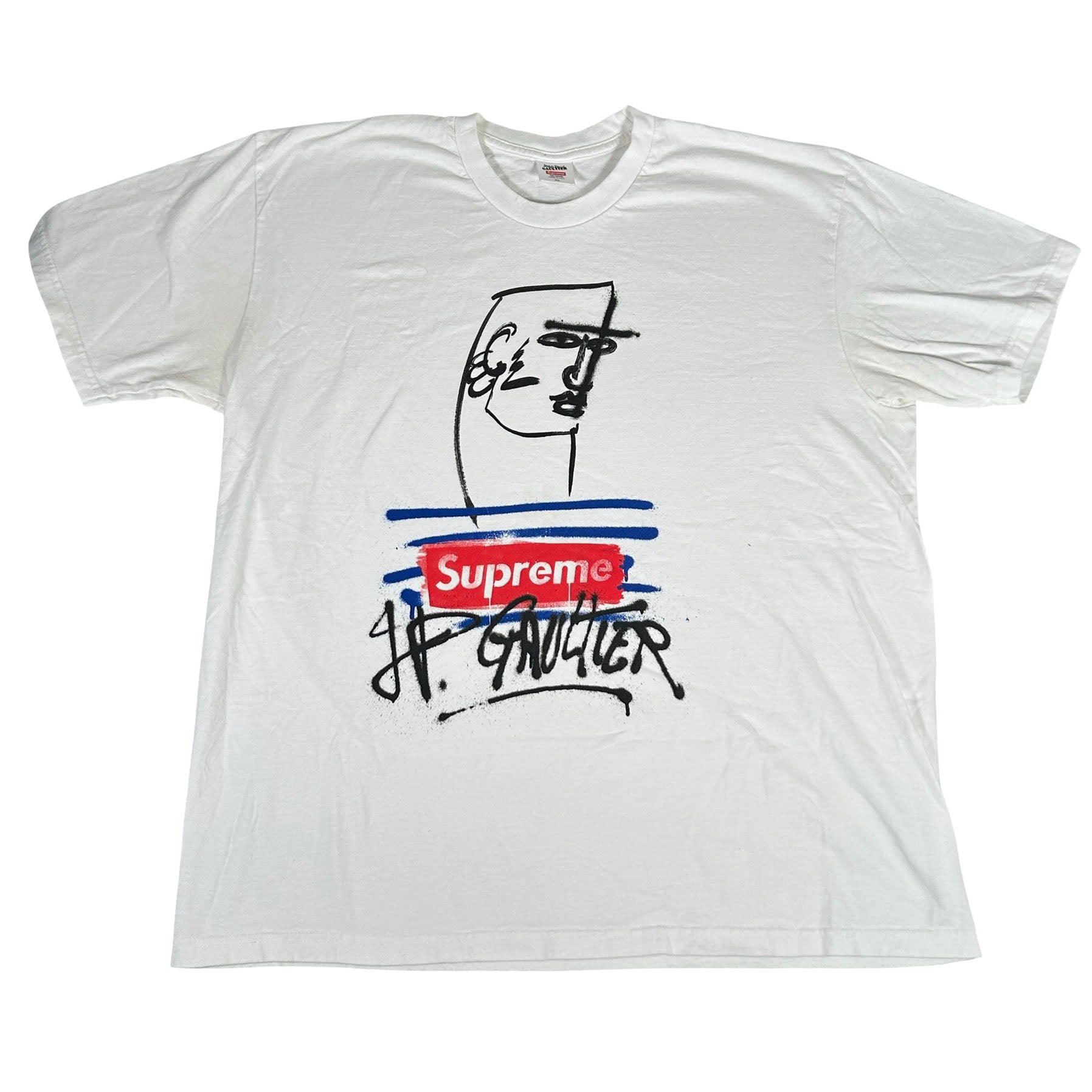 Supreme Jean Paul Gaultier Tee White