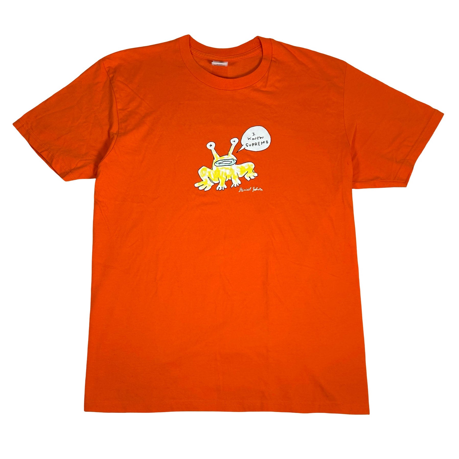 Supreme x Daniel Johnston Frog Tee Orange