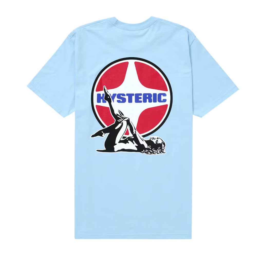 Supreme Hysteric Glamour Pin Up Tee Light Blue