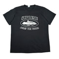 Supreme Rules The World Tee Black