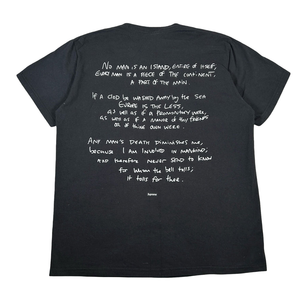 Supreme Rules The World Tee Black