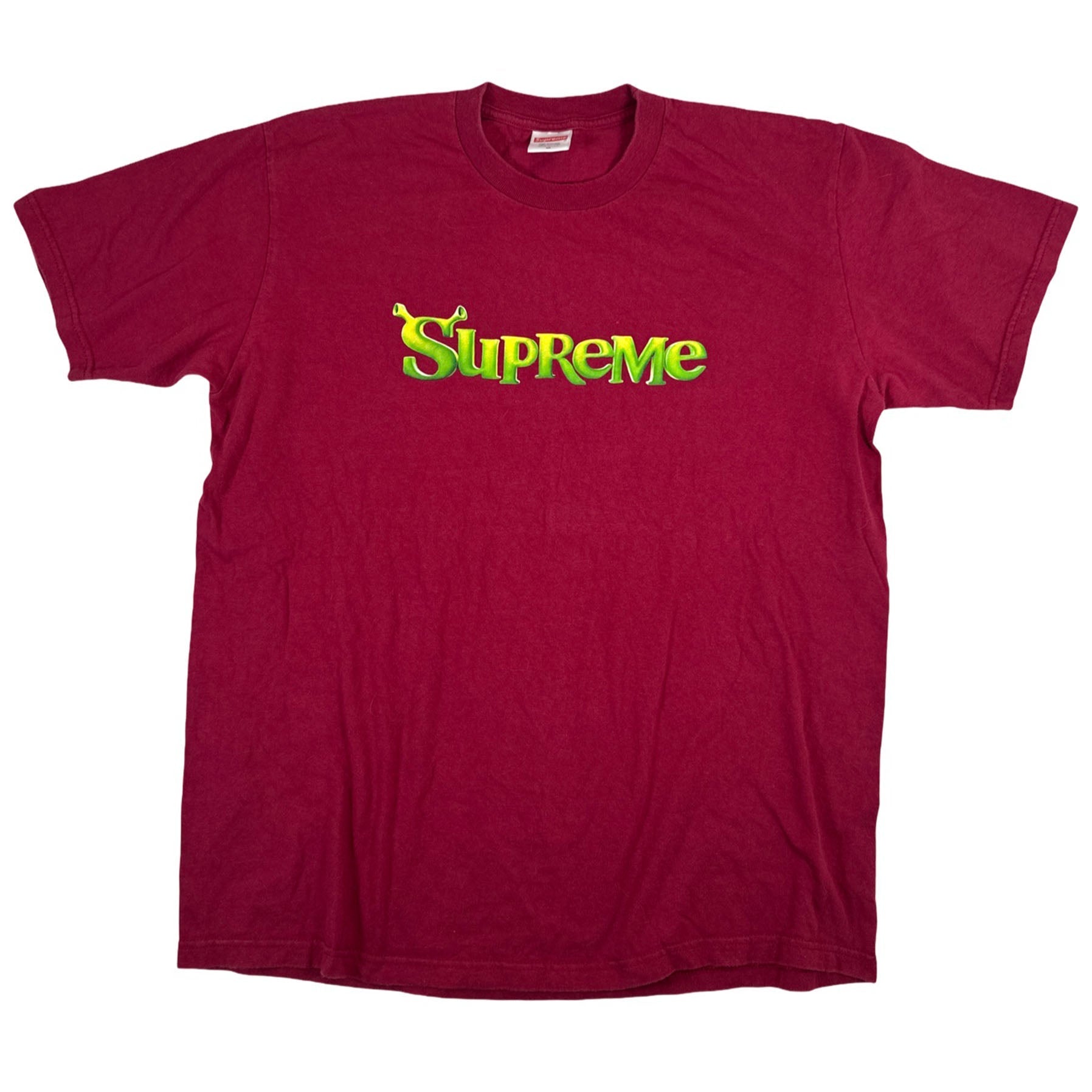 Supreme Shrek Tee Cardinal