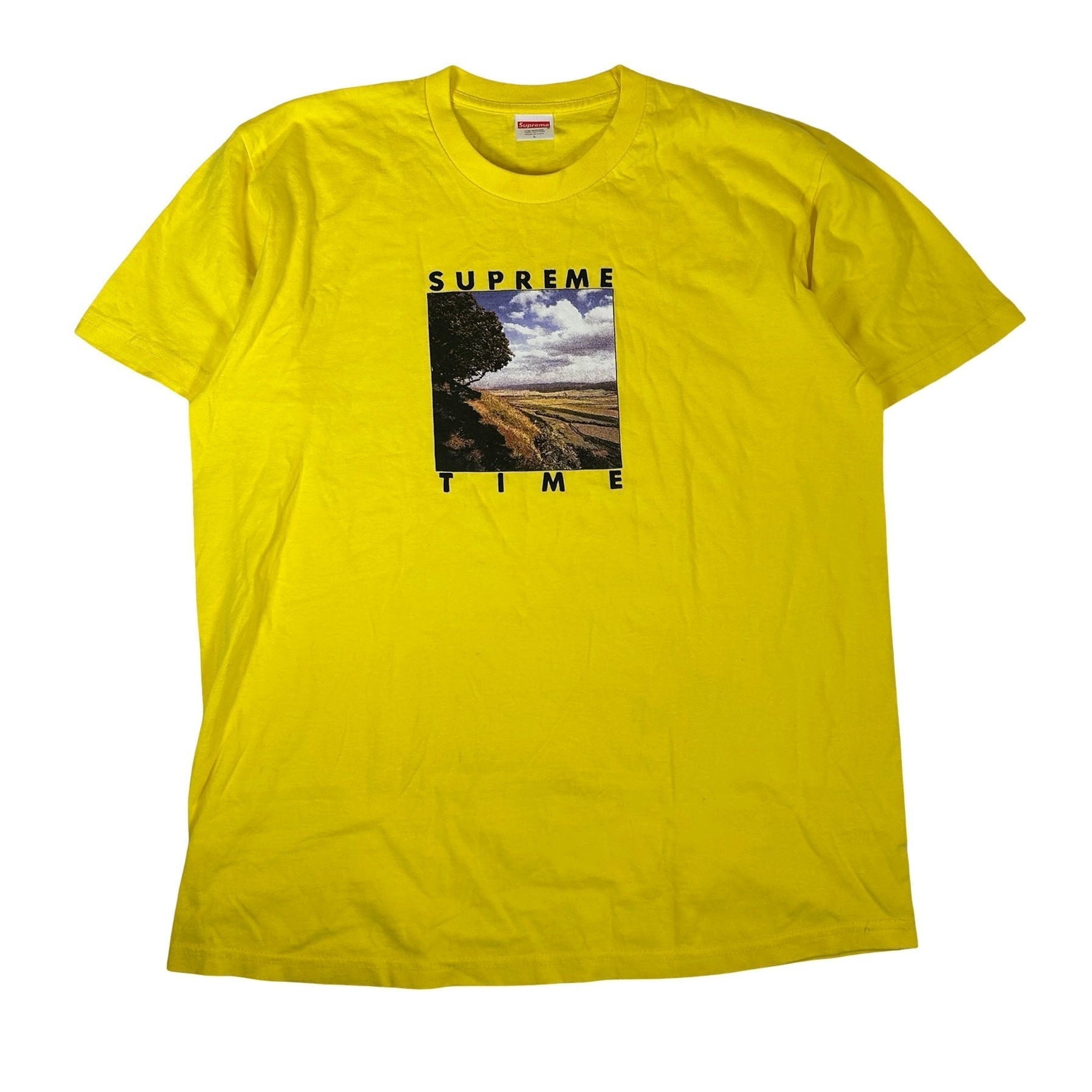 Supreme Time Tee Yellow