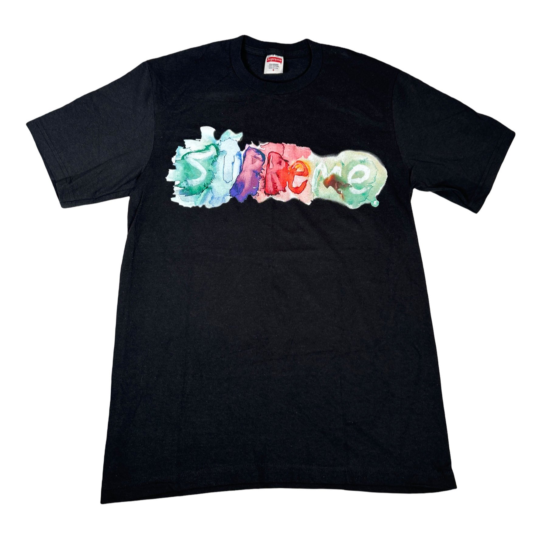 Supreme Watercolor Tee Black