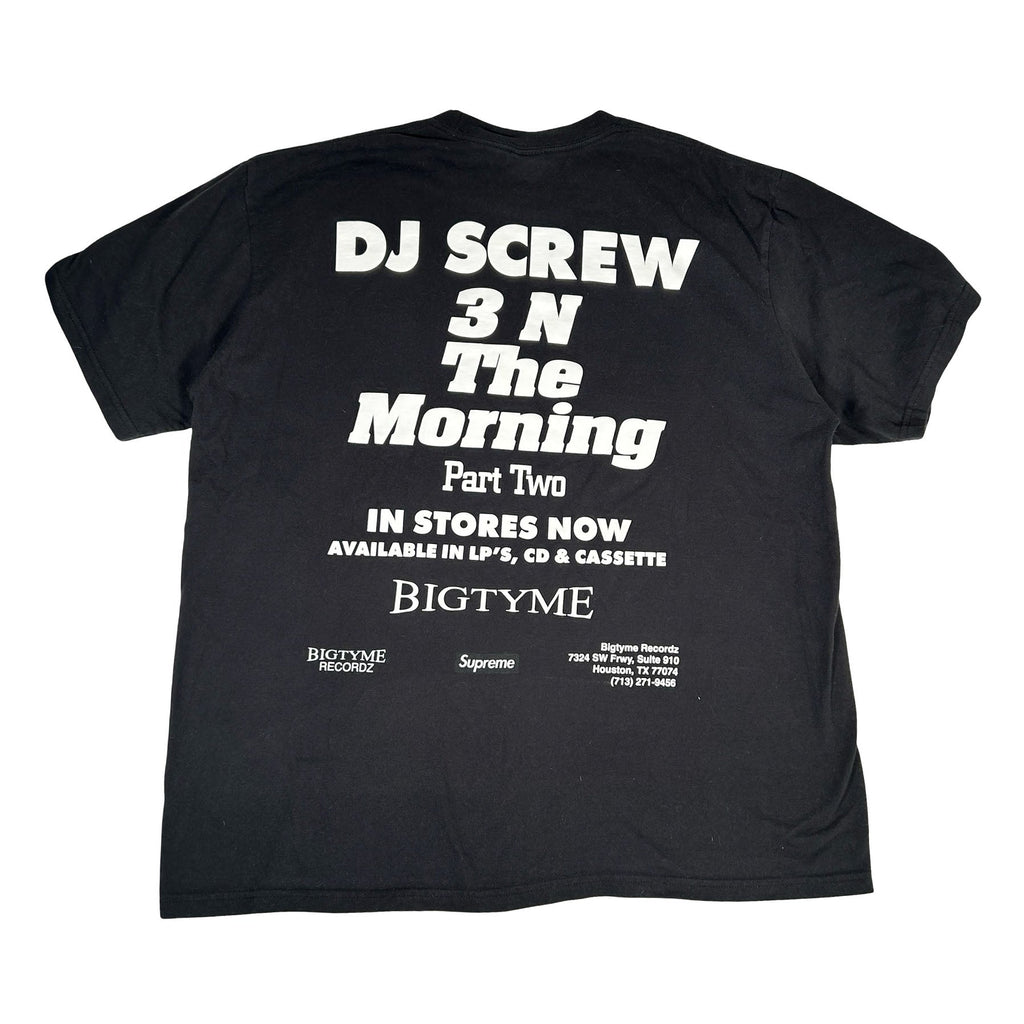 Supreme DJ Screw SUC Tee Black
