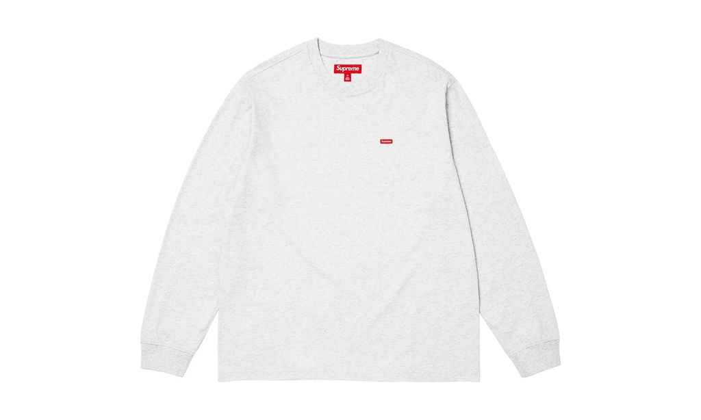 Small Box L/S Tee "FW25 - Ash Grey" SU26903