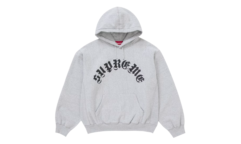 Printed Arc Hooded Sweatshirt "Heather Grey" SU26904