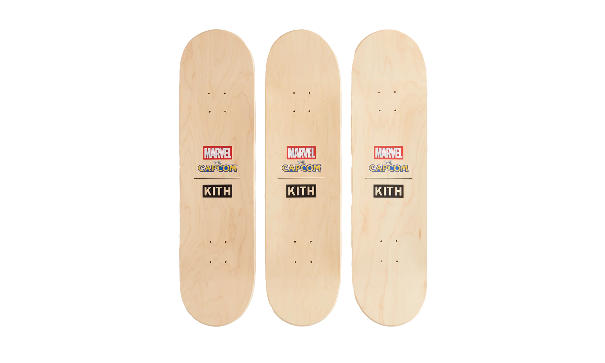 Kith Triptych Set of 3 Skatedeck "Marvel vs. Capcom - Multi" KHL150829 906